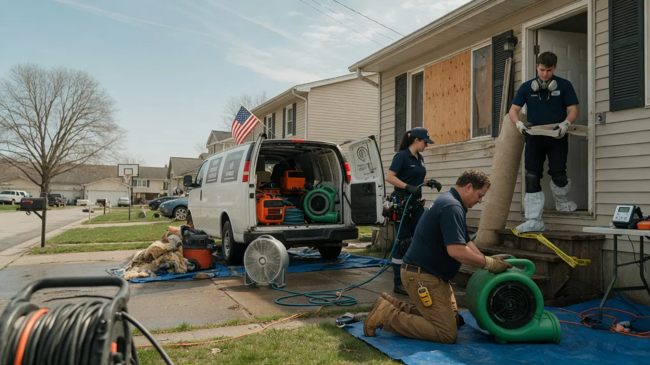 Water Damage Restoration in New Bedford, PA near me